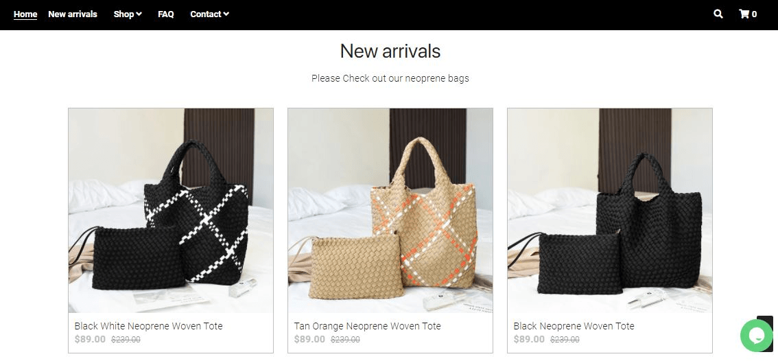 網上商店的產品 網上商店的產品